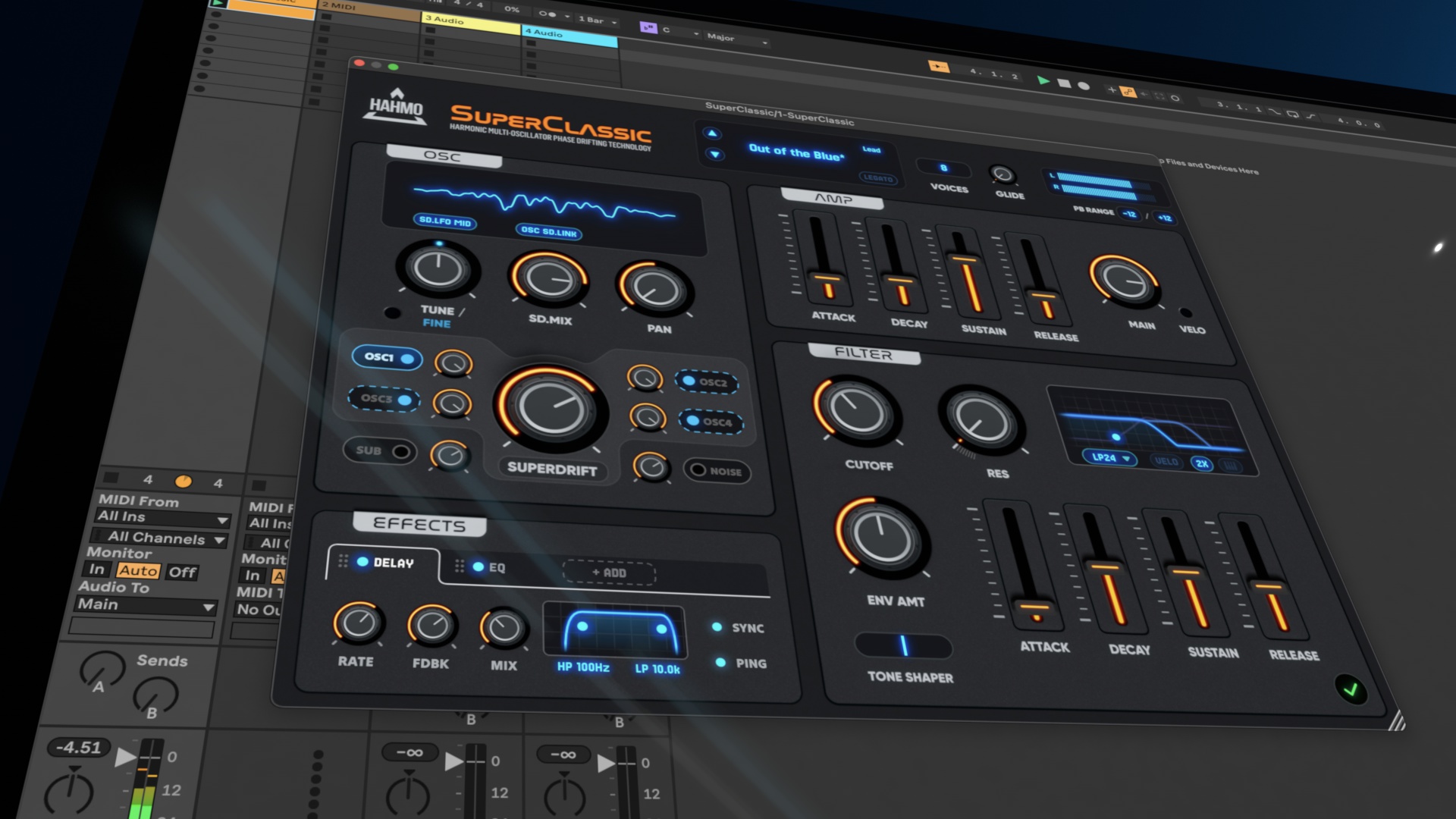 SuperClassic in Ableton Live