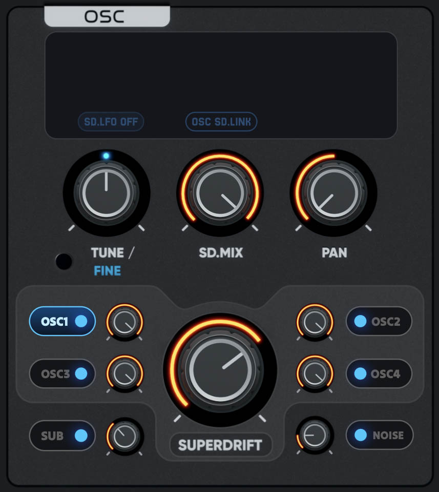 The oscillator section